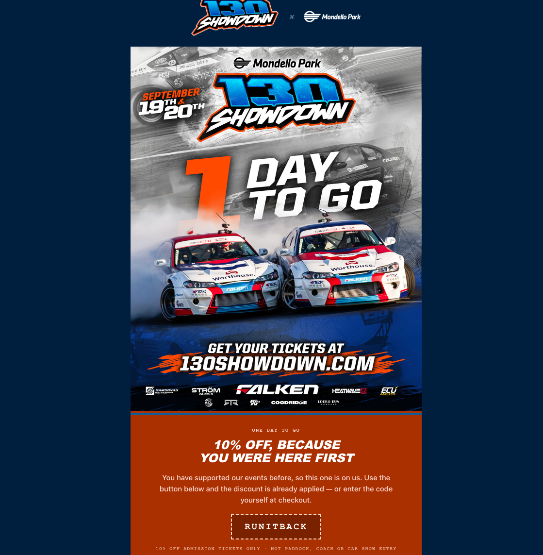 September 19-20 - James Deane's 130 ShowDown Returns Home